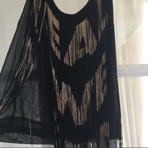Moschino fringe skirt